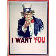 Uncle Sam, I want you